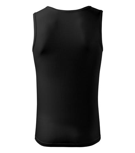 Malfini majica bez rukava muška 160g/m2, crna