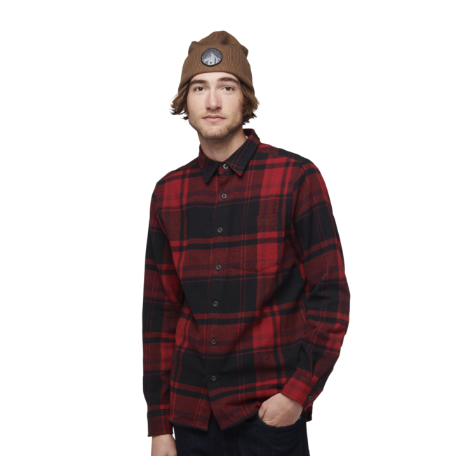 Black Diamond Project Flannel flanelska košulja muška, red rock-black plaid