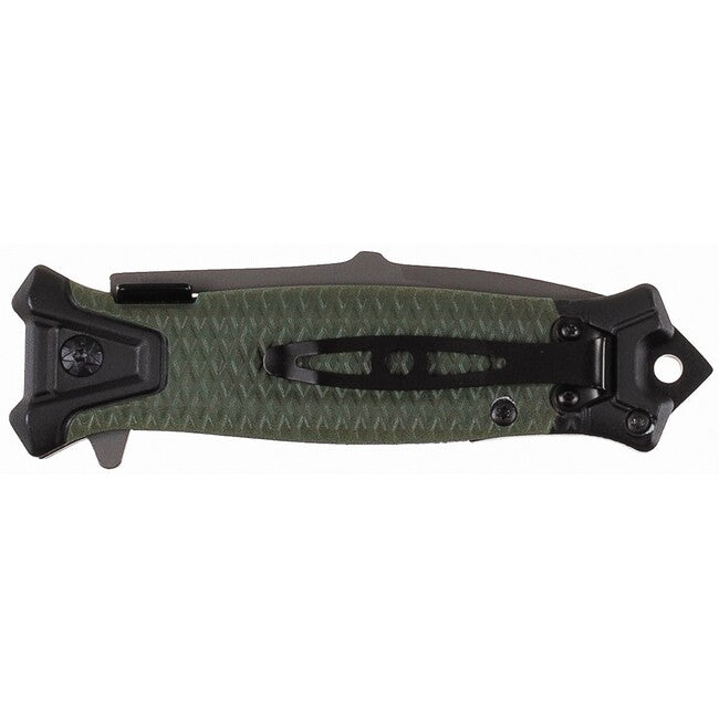 Fox Outdoor Jack jednoručni nož Snake, OD zelen, metalna ručka