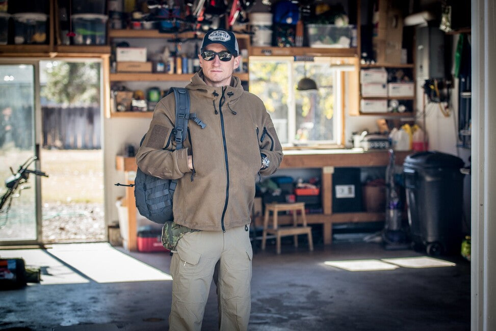 Helikon-Tex PATRIOT pulover Double Fleece, PL Woodland