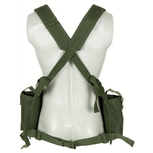 MFH Chest Rig prsluk taktički, 9 džepova, OD zeleni