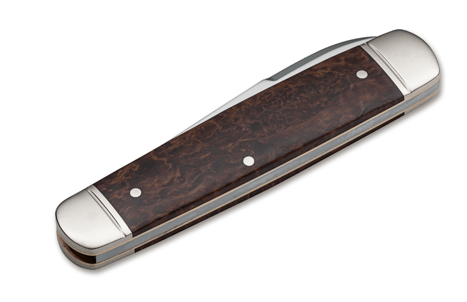 BÖKER® Cattle Knife džepni nož, drvo kovrčave breze, 8,2 cm