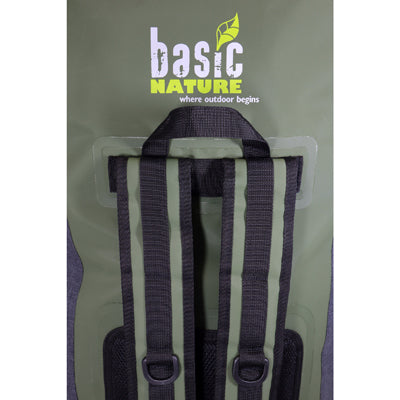 BasicNature nepropusna vreća 90 L, siva-zelena