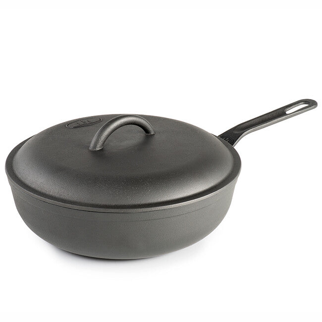 GSI Outdoors Guidecast duboka lijevana tava s poklopcem Frying Deep, 254 mm