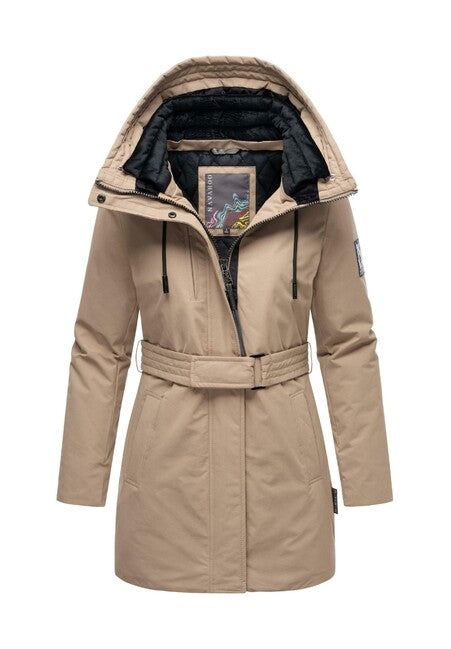 Navahoo Eishauch parka zimska ženska s kapuljačom, taupe grey