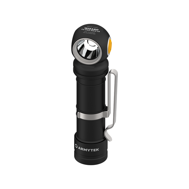 ArmyTek Wizard C2 Pro Max LR džepna svjetiljka LED s klipom na remen, s torbom, napajanje iz akumulatora, 4150 lm, White