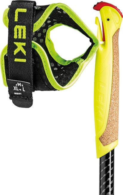 LEKI Evotrail FX.One TA Trail Running štapovi, crna-neonsko žuta-tamno antracitna