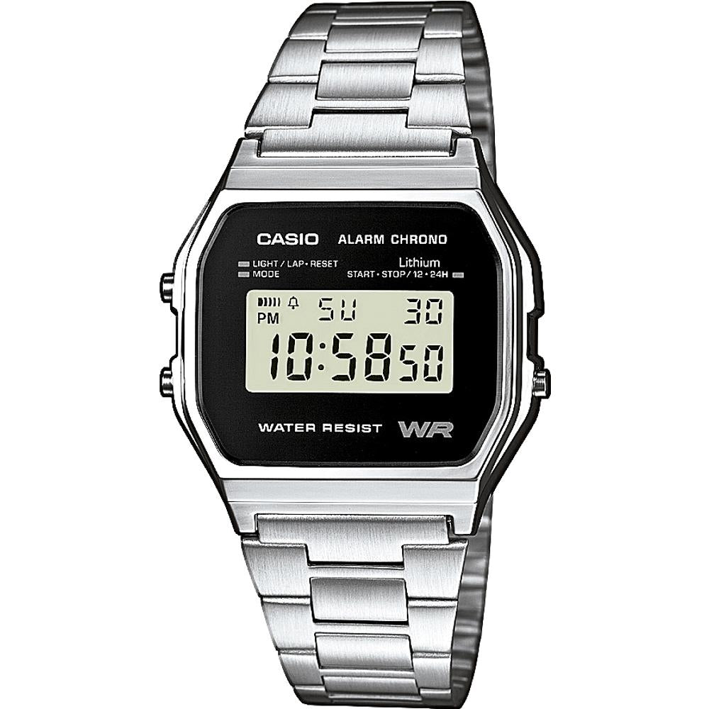 Casio A158WEA-1EF sat, srebrni