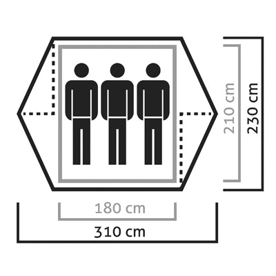Salewa šator Denali za 3 osobe