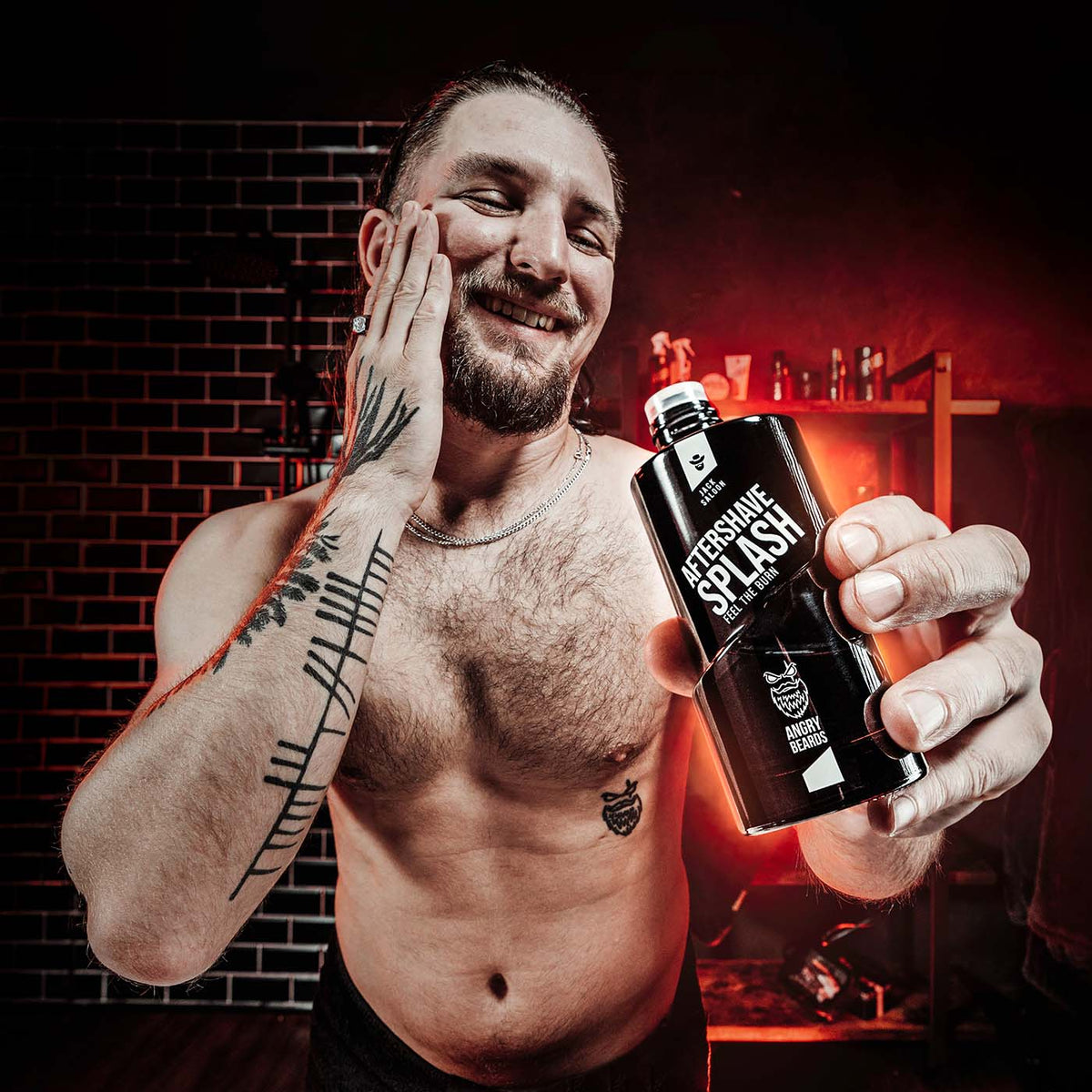 Angry Beards Jack Saloon voda po holení, 100 ml