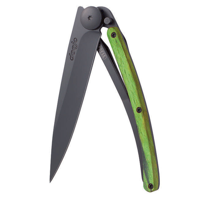Deejo sklopivi nož, Black green beech
