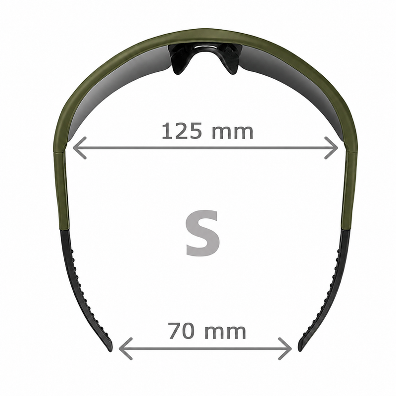 SWISS Eye® RAPTOR zaštitne taktičke naočale, maslinasto zelene