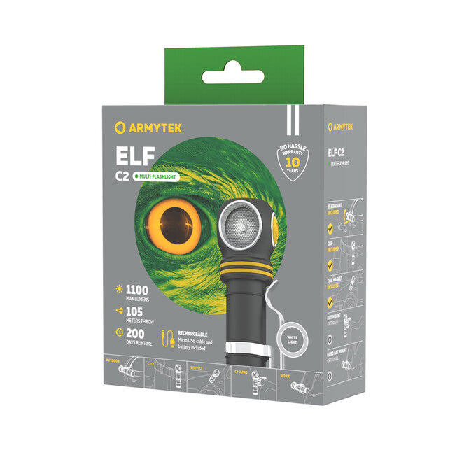 ArmyTek Elf C2 LED ručna svjetiljka hladna bijela, napajanje iz akumulatora, 1100 lm, 4800 h, 65 g