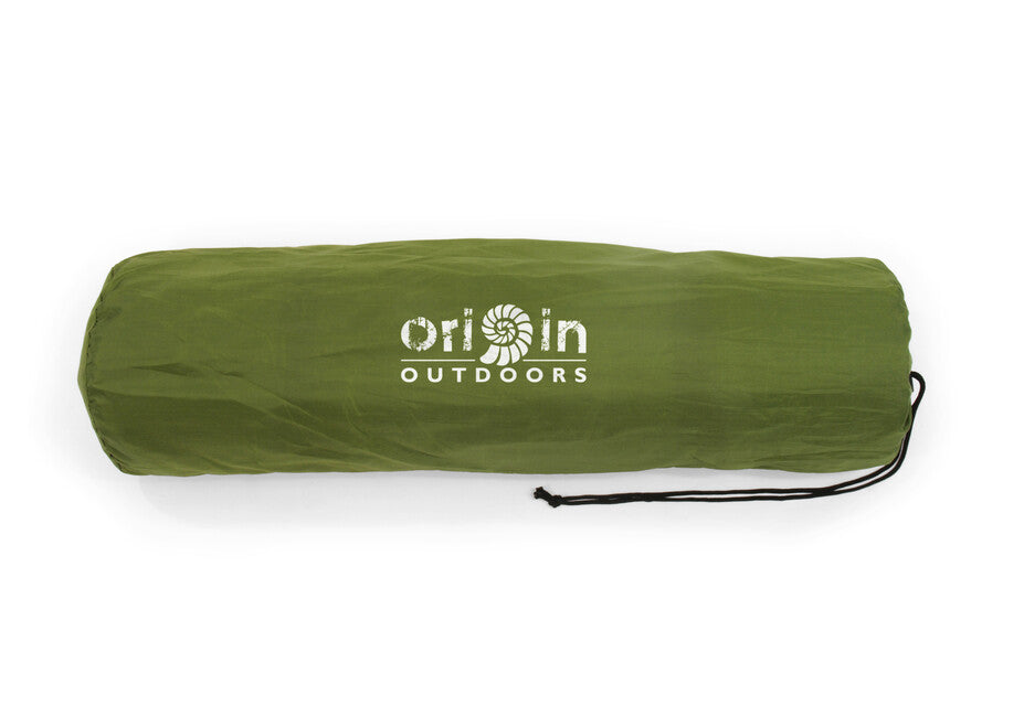 Origin Outdoors samonapuhujuća kamping podloga, maslinasto zelena, 10 cm