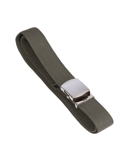 Mil-Tec US hlačni remen širina 38mm sa srebrnom kopčom, maslinasto zeleni