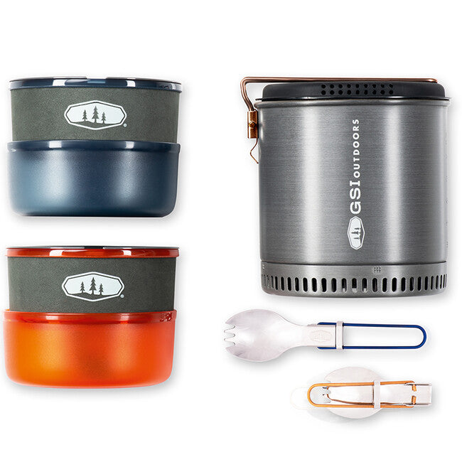 GSI Outdoors Halulite Dualist HS set posuđa za 2 osobe 1.8 l