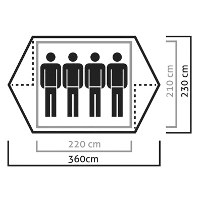 Salewa šator Denali za 4 osobe