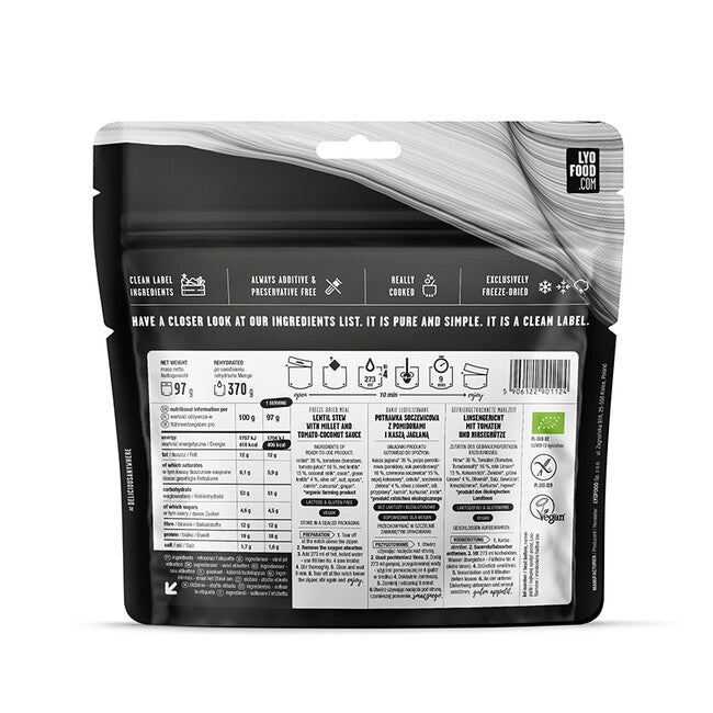 LYOfood DAL od leće, 370g
