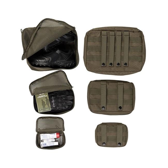 Mil-Tec MOLLE set futrola 3 kom, maslinasto zelen