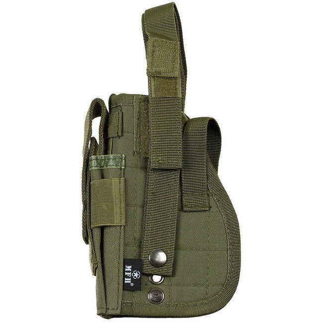 MFH MOLLE desna futrola za oružje za bedro, OD green