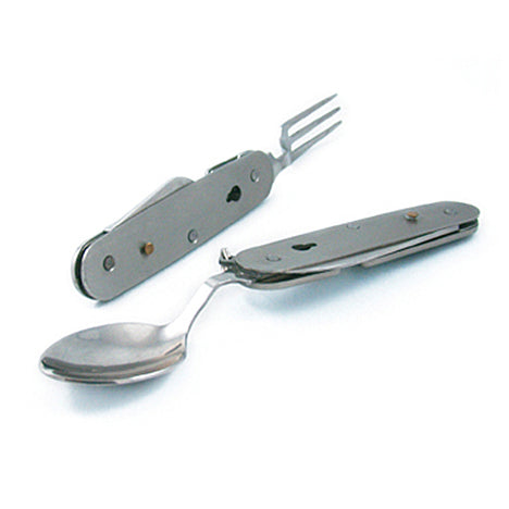 Coghlans Camper's Knife kompaktan sklopivi set pribora za jelo