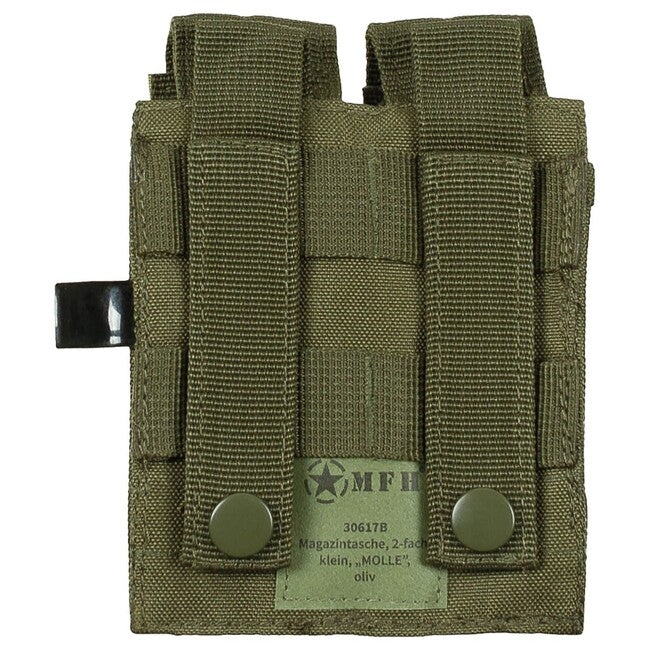 MFH double MOLLE torba, OD green