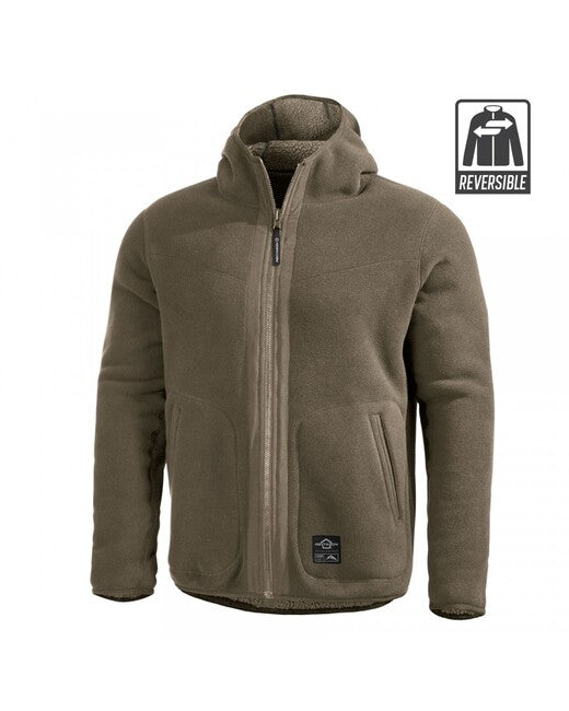 Pentagon Ianos Sherpa obostrana flis jakna muška, khaki/zelena