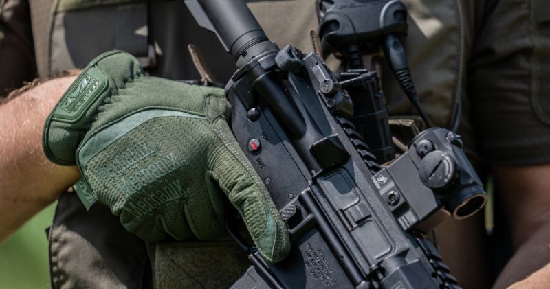 Mechanix FastFit rukavice antistatičke, maslinasto zelene