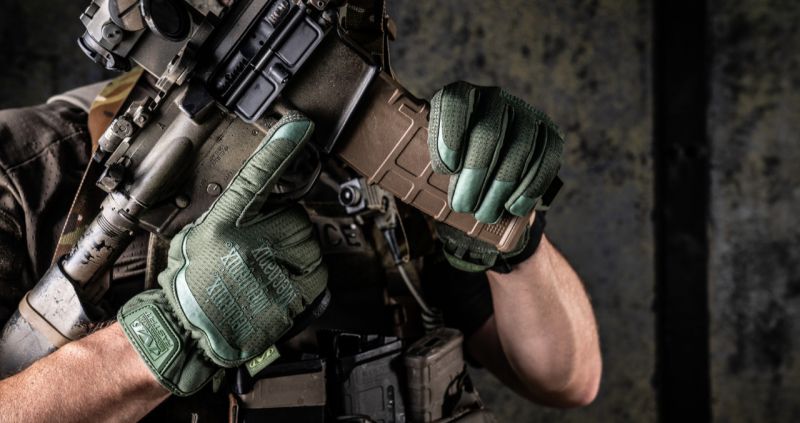 Mechanix FastFit rukavice antistatičke, maslinasto zelene