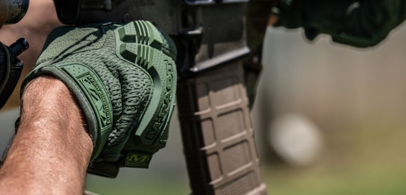 Mechanix M-Pact protuudarne rukavice, maslinasto zelene