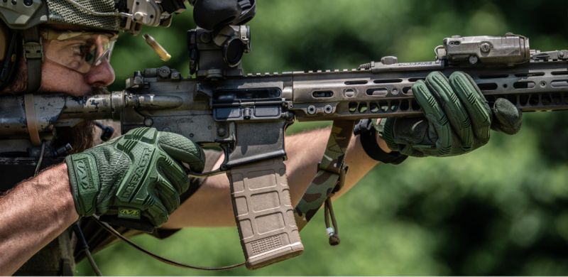 Mechanix M-Pact protuudarne rukavice, maslinasto zelene