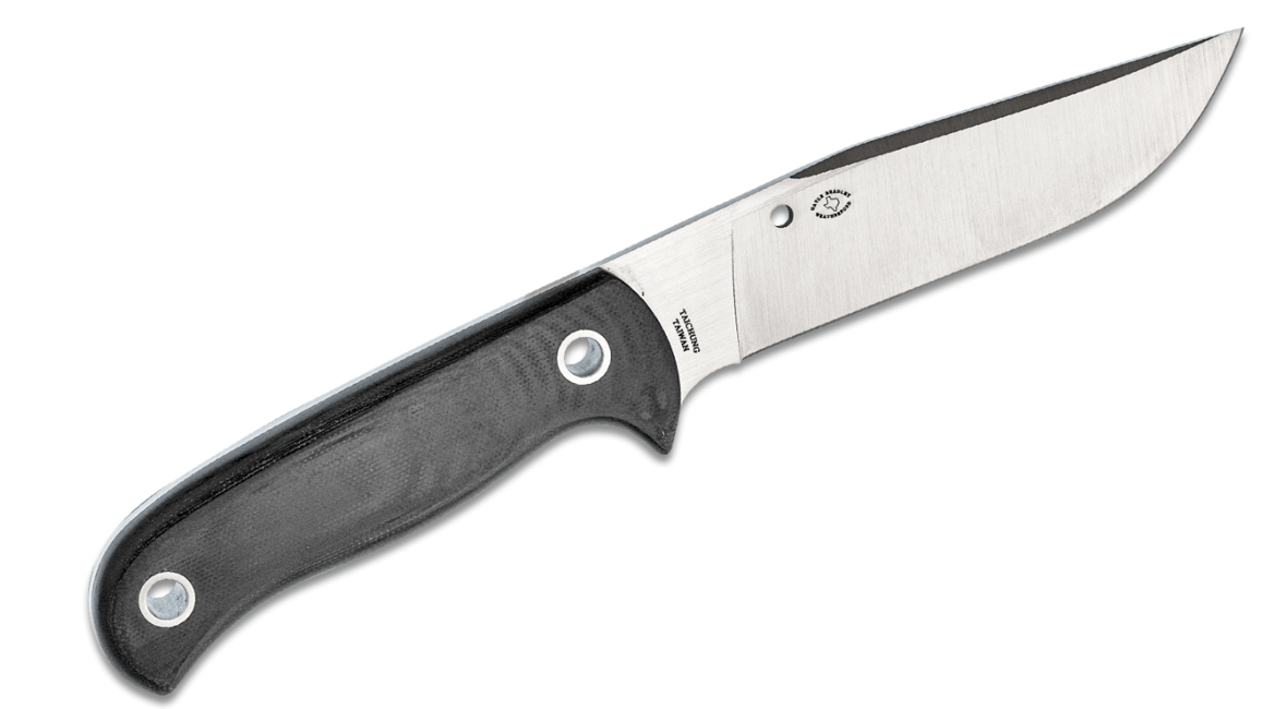 Spyderco Bradley Bowie fiksni nož 13 cm, crni, G10, futrola
