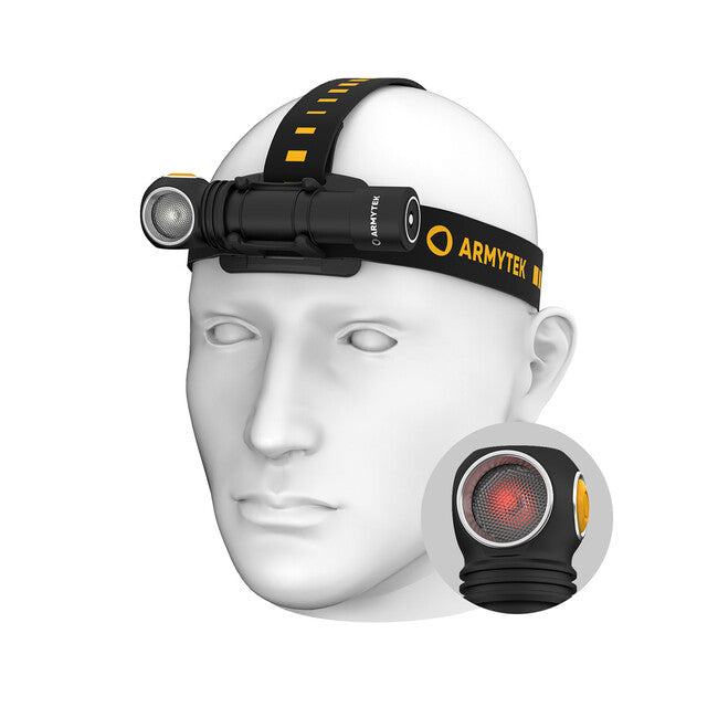 ArmyTek Wizard C2 WR naglavna svjetiljka LED s magnetskim držačem napajanje iz akumulatora 1100 lm 3 h 65 g, White & Red