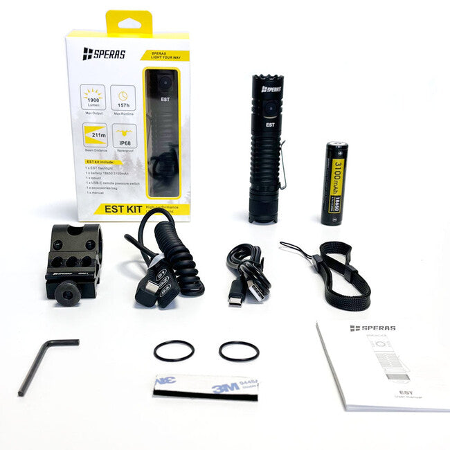 Speras EST Kit airsoft punjiva svjetiljka 1900LM 211m