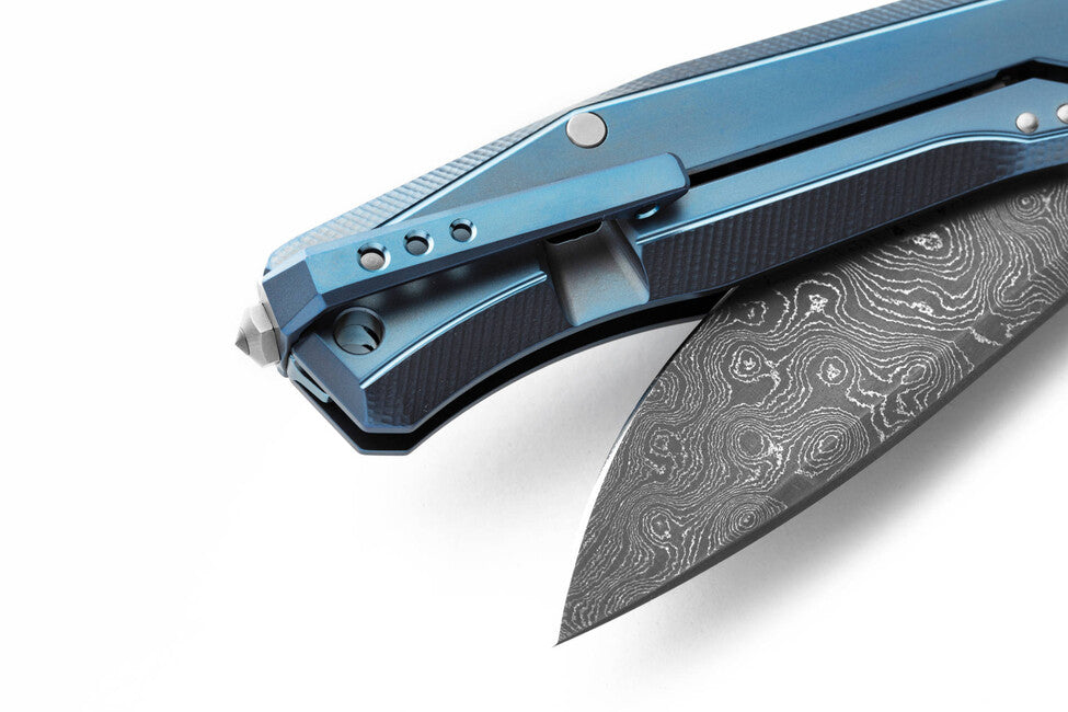 Lionsteel MYTO MT01D luksuzni džepni nož s ručkom od masivnog titanija BL