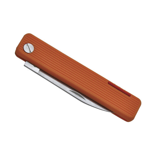 Baladeo ECO352 Papagayo džepni nož, oštrica 7,5 cm, čelik 420, ručka TPE, narančasta