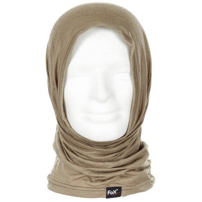 Fox Outdoor Merino Lite grijač za vrat, Coyote Tan