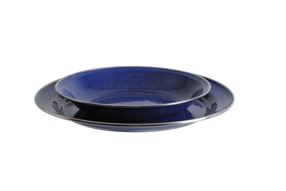 Origin Outdoors emajlirani tanjur 20 cm dubok, plav
