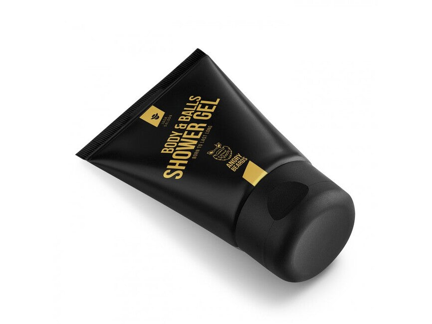 Angry Beards Jack Saloon tuš gel za tijelo i testise, 50 ml