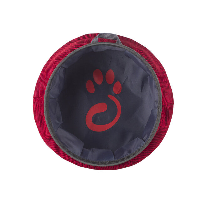 Mountain Paws sklopiva zdjela za vodu za pse L, crvena