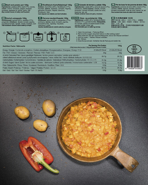 TACTICAL FOODPACK® govedina i krumpir