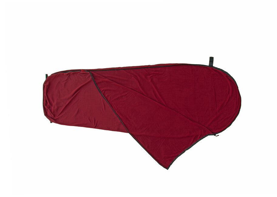 Origin Outdoors Microfleece uložak za vreću za spavanje mumijski oblik, bordo