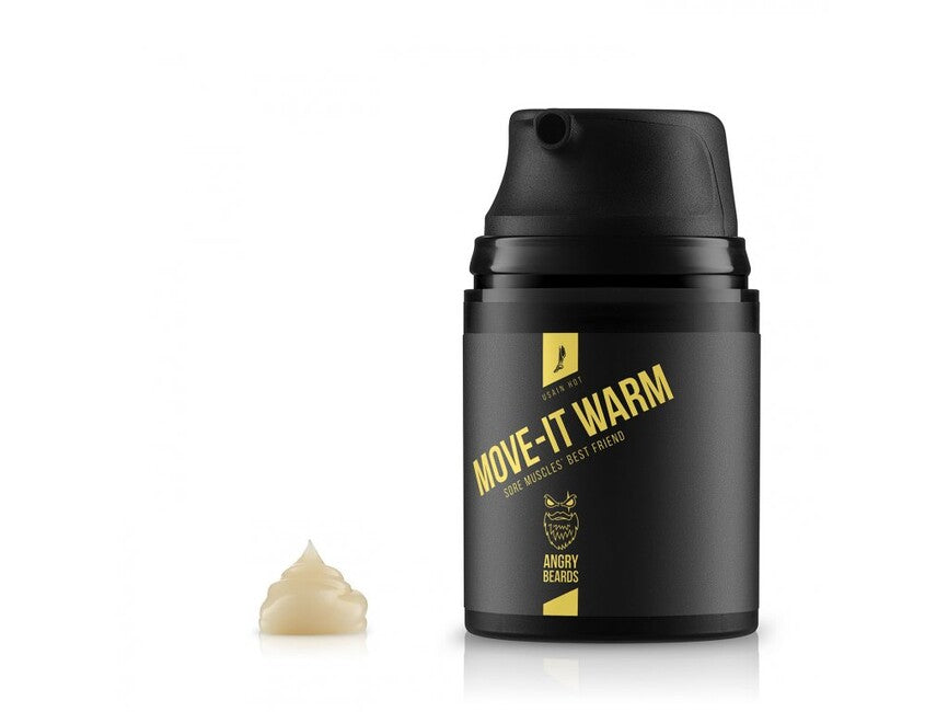 Angry Beards Usain Hot sportski zagrijavajući gel, 50 ml