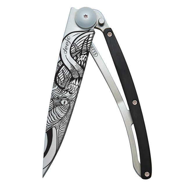 Deejo Fantasy Demon sklopivi nož ebony wood