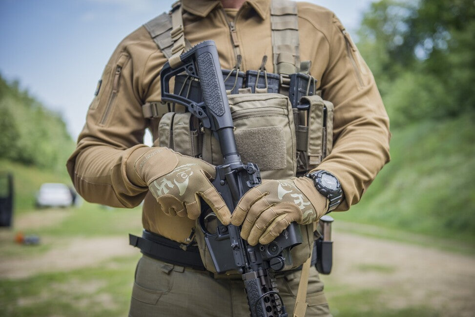 Helikon-Tex Range Tactical rukavice, Coyote / Adaptive Green