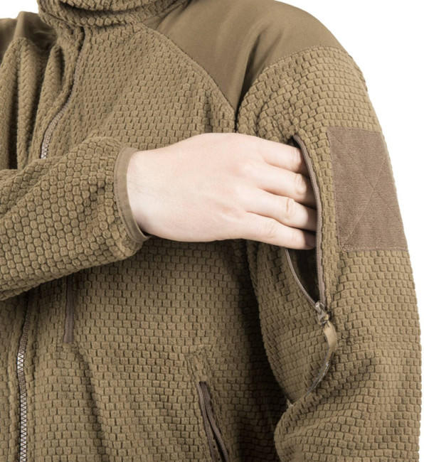 Helikon-Tex Alpha Hoodie flis jakna, crna