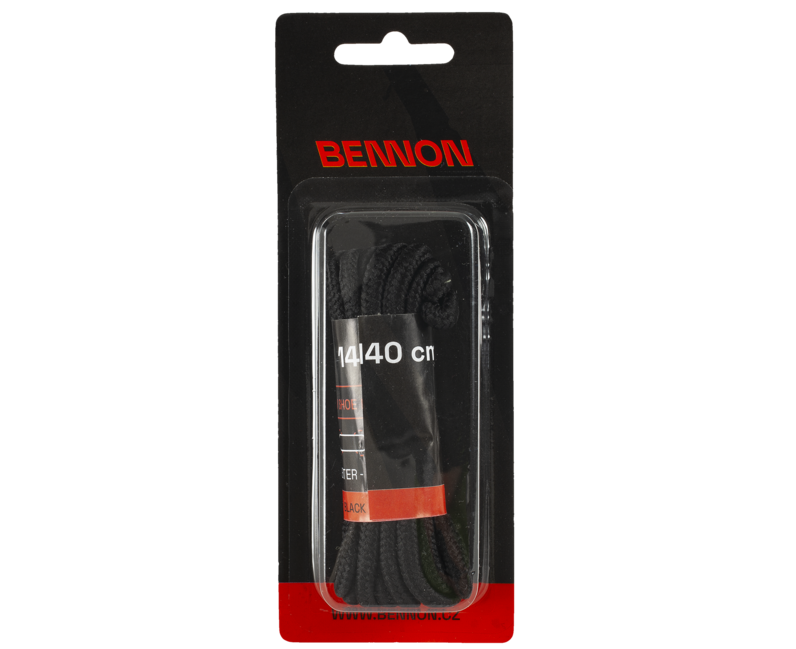 BENNON Laces Black Box vezice za cipele 140 cm