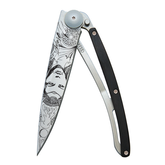 Deejo Fantasy Succubus sklopivi nož ebony wood