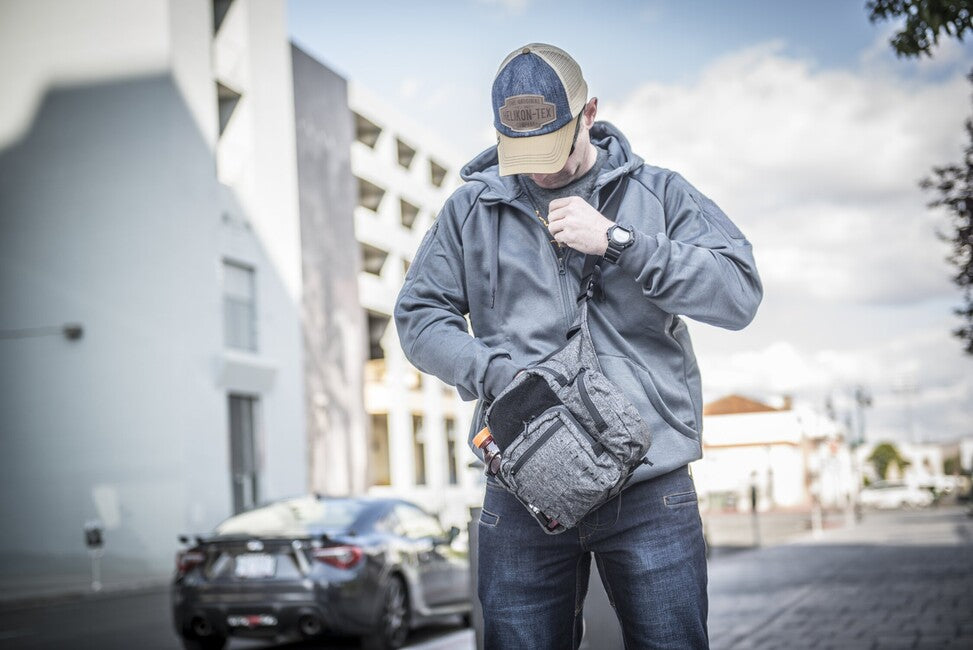 Helikon-Tex URBAN TACTICAL HOODIE pulover (FullZip), crni