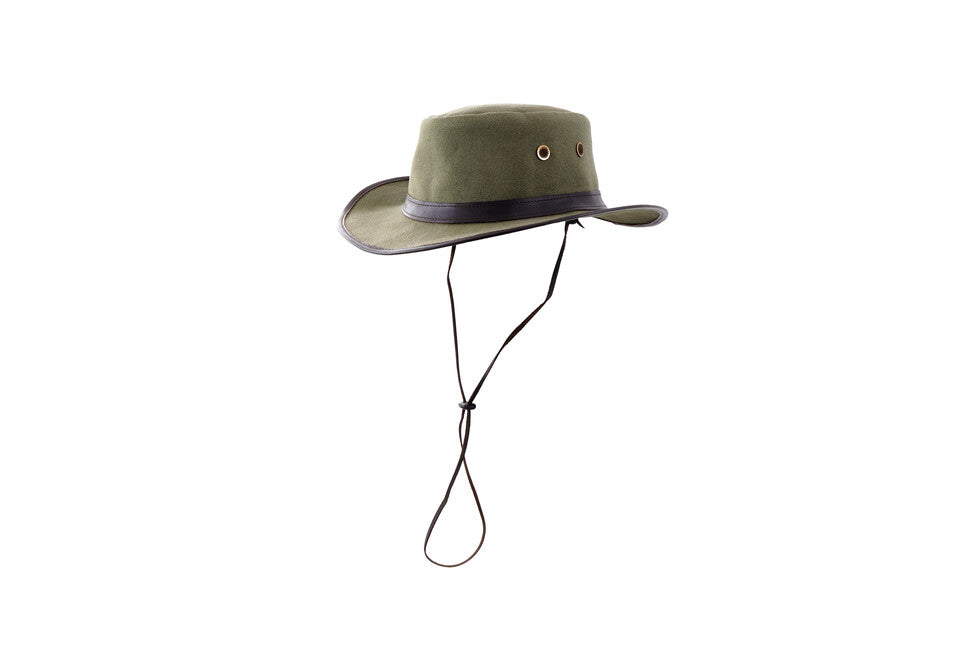 Origin Outdoors Canvas šešir, maslinasto zelen